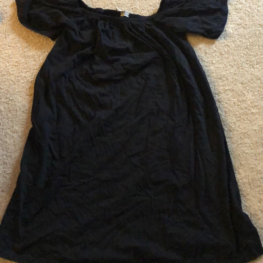 Maternity off the shoulder dress